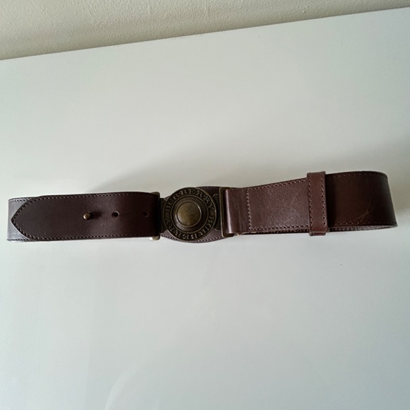 Burberry Logo Belt. Brown color, Size S (28"). Authentic. New. - Picture 2 of 16